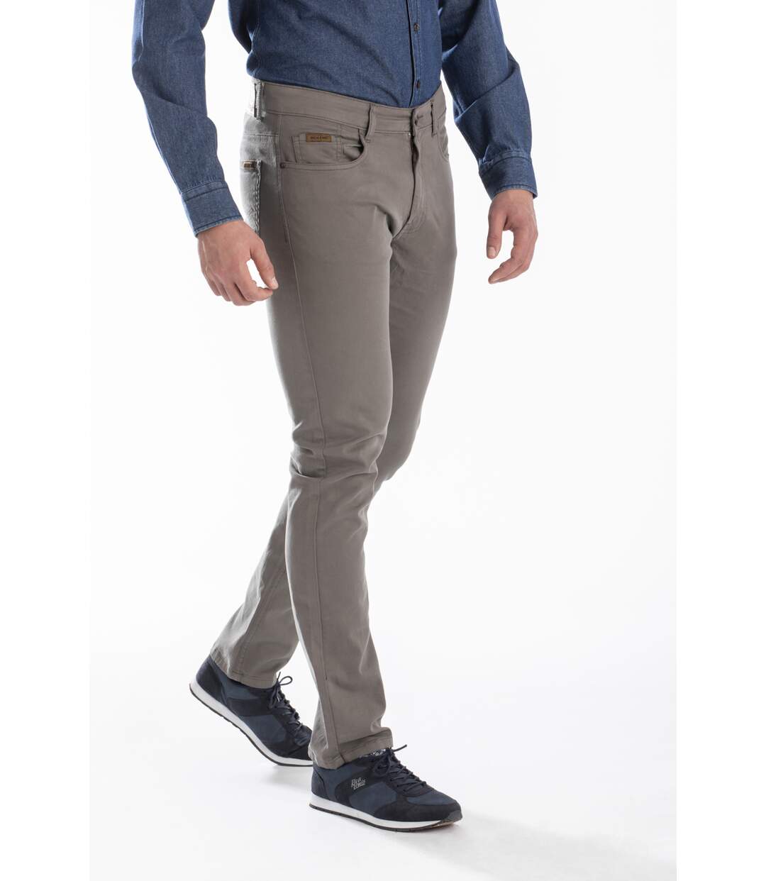 Jeans RL80 Fibreflex® couleur coupe droite ajustée PETER ROUGE