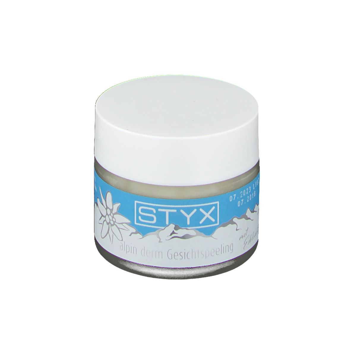 STYX alpin derm Gesichtspeeling mit Edelweiss