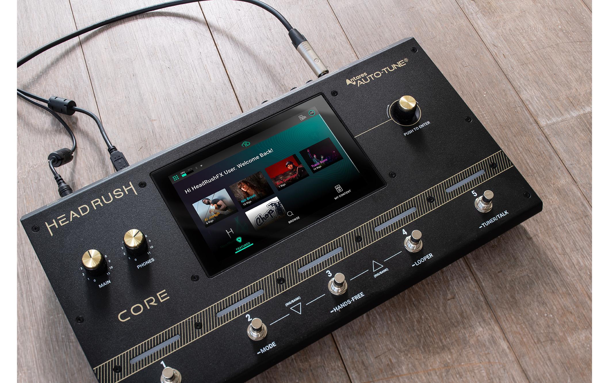 Effektgerät CORE<br>Perfekter Gitarren- und Gesangssound mit einem Tastendruck
