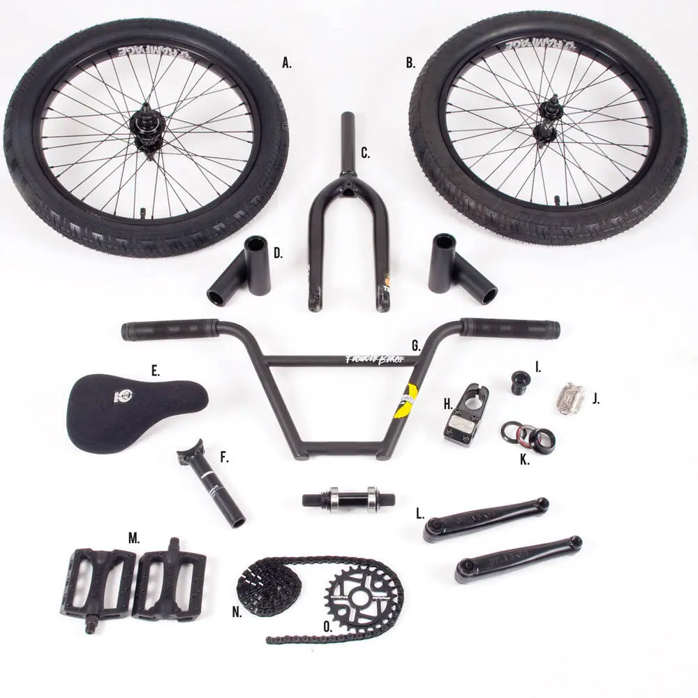 Stolen/Fiction Cassette V8 BMX Build Kit - Freestyle BMX-Cykler