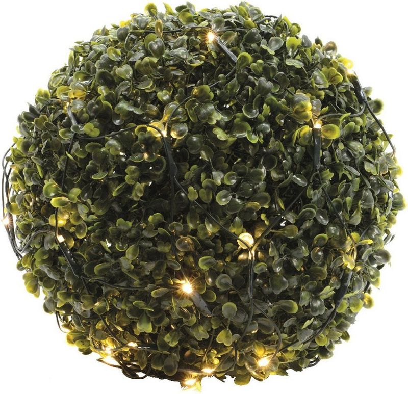 Lumineo Kerstverlichting - lichtnet - warm wit - 35 x 35 cm - 60 lampjes