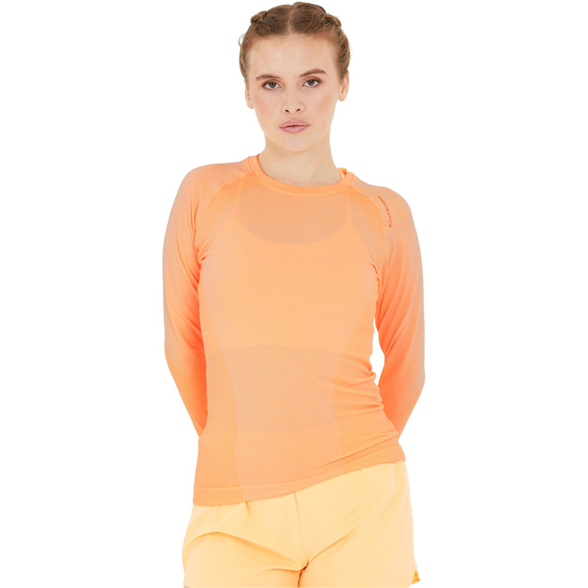 Endurance Halen Seamless Langærmet Løbe T-shirt Dame