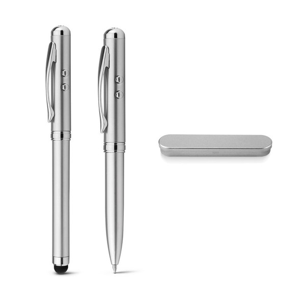 hi!dea 81201 - Stylo bille multifonction en métal