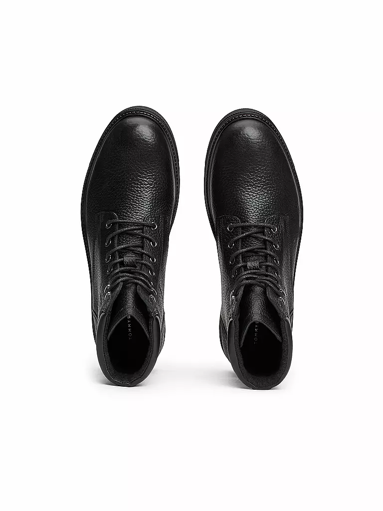 TOMMY HILFIGER Schnürboots schwarz