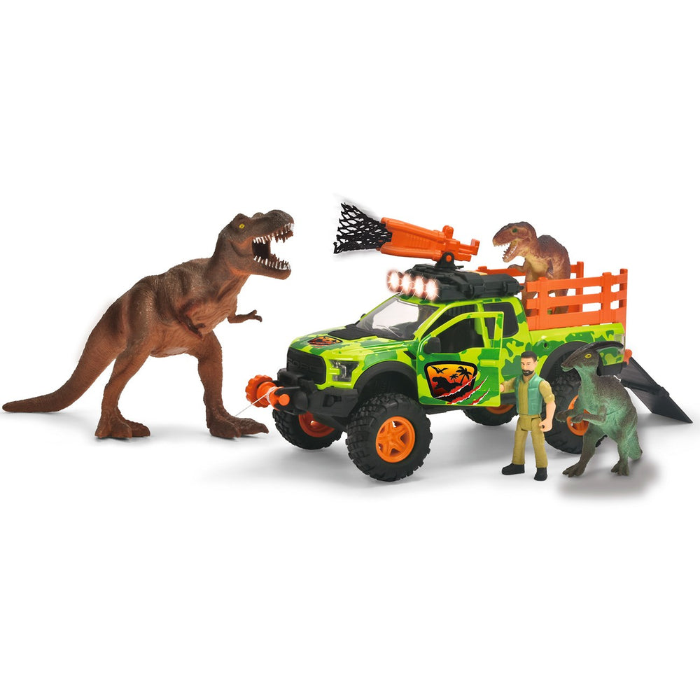 Køb Dickie Toys Dino Jæger Legesæt