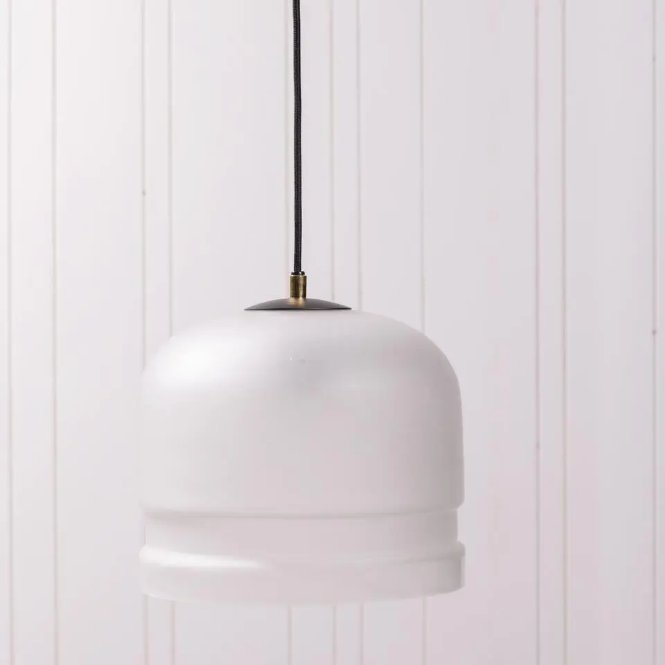 WOOOD Micah Hanglamp - Glas - Off White - 27x27x27