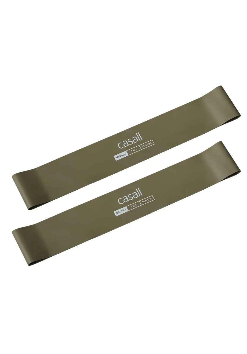 Casall Rubber Band Medium 2pcs Medium Green