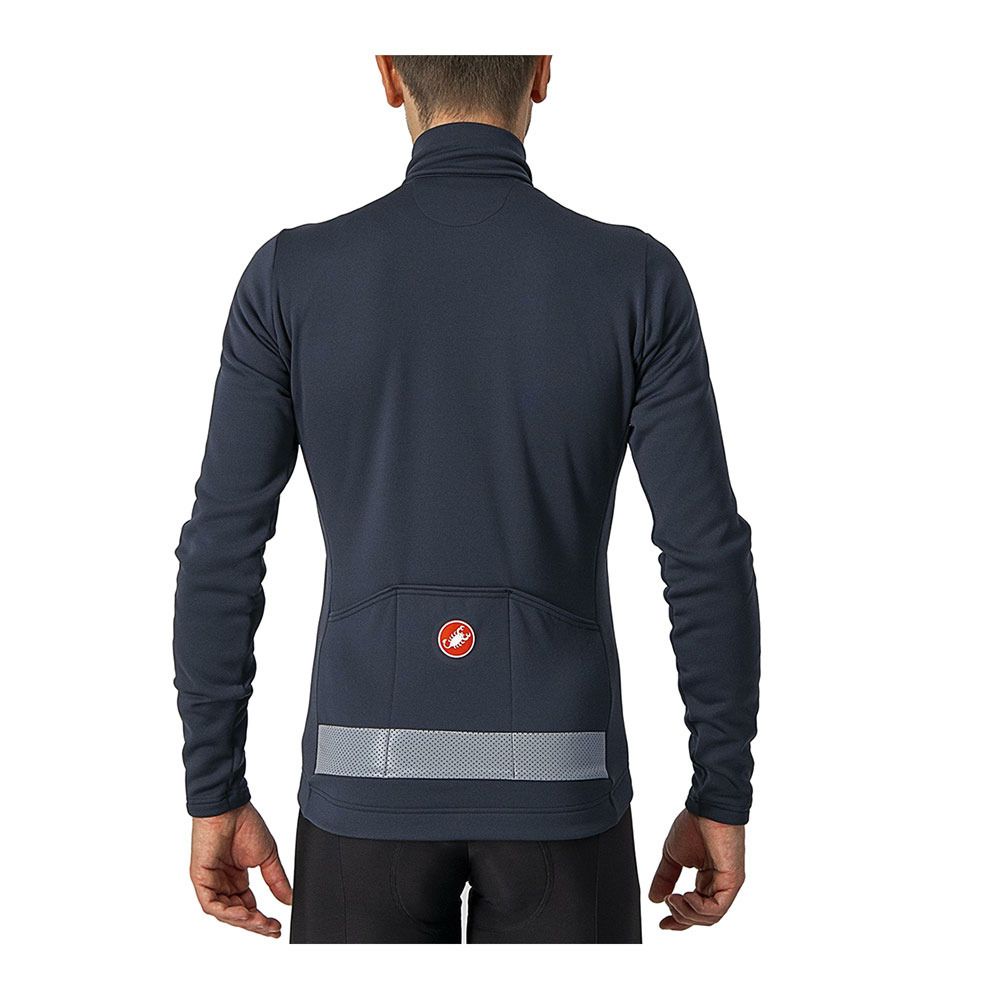 Castelli PURO 3 FZ - Maillot Homme savile blue/silver reflex