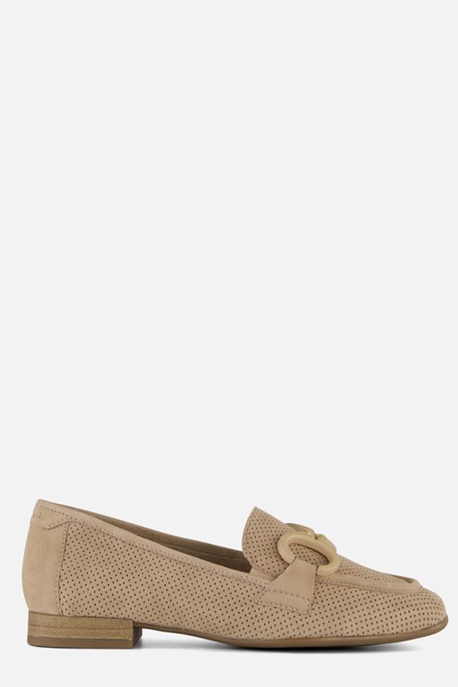 Tamaris Comfort Instappers beige Leer