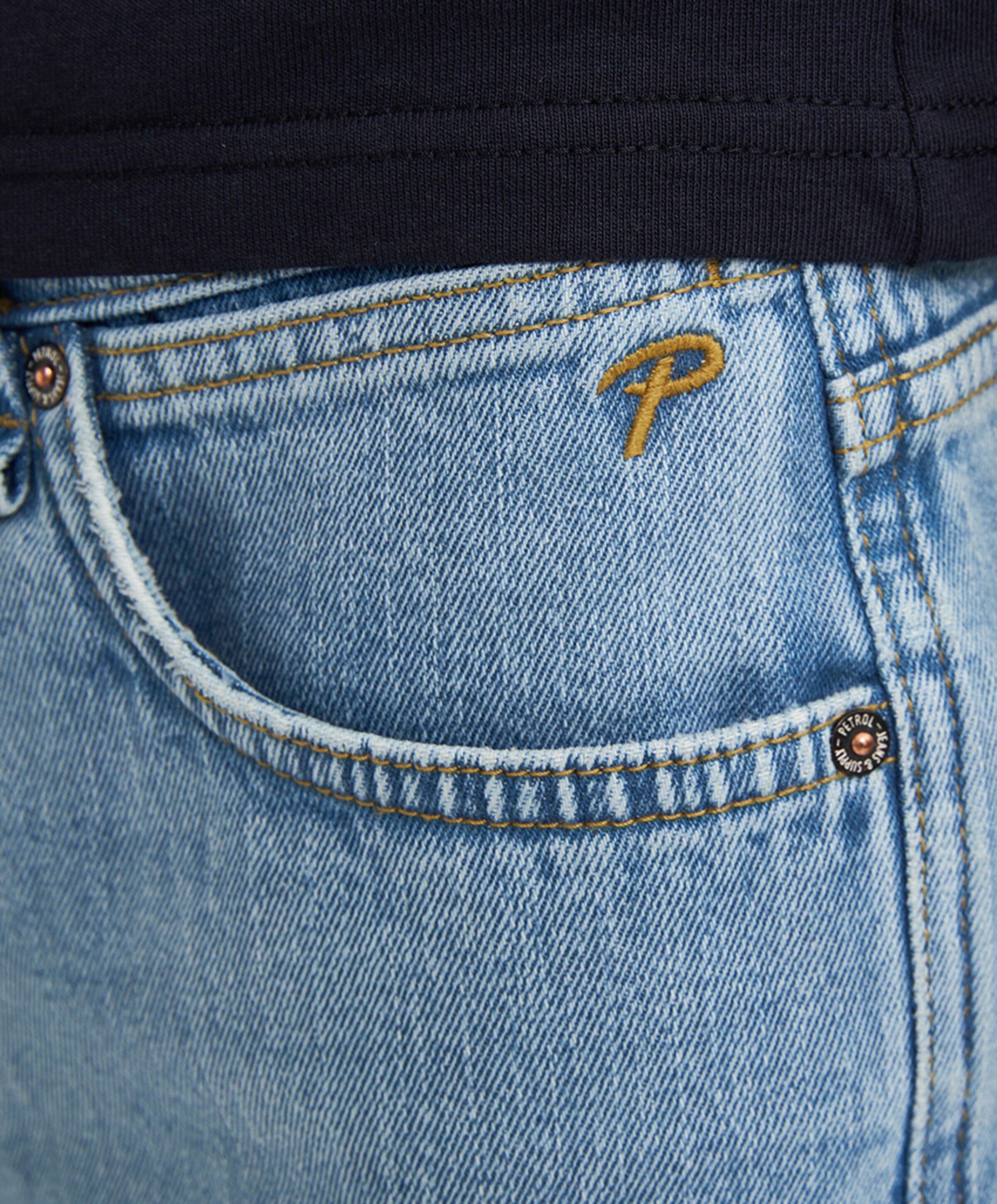 Petrol jeans blauw