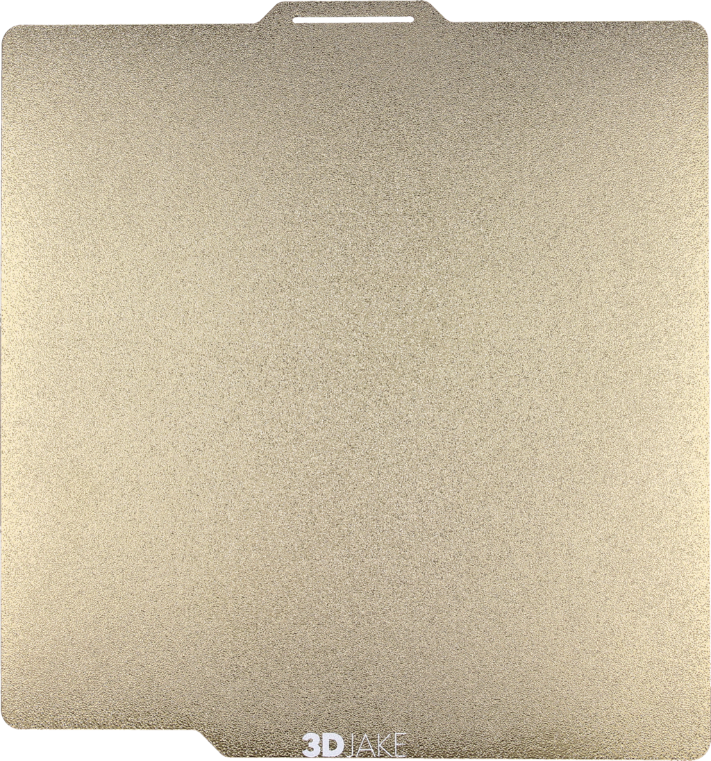 3DJAKE  Textured PEI Bauplatte Dual Sided, 257 x 257 mm    Doppelseitig PEI beschichtete Bauplatte mit Magnetbasis