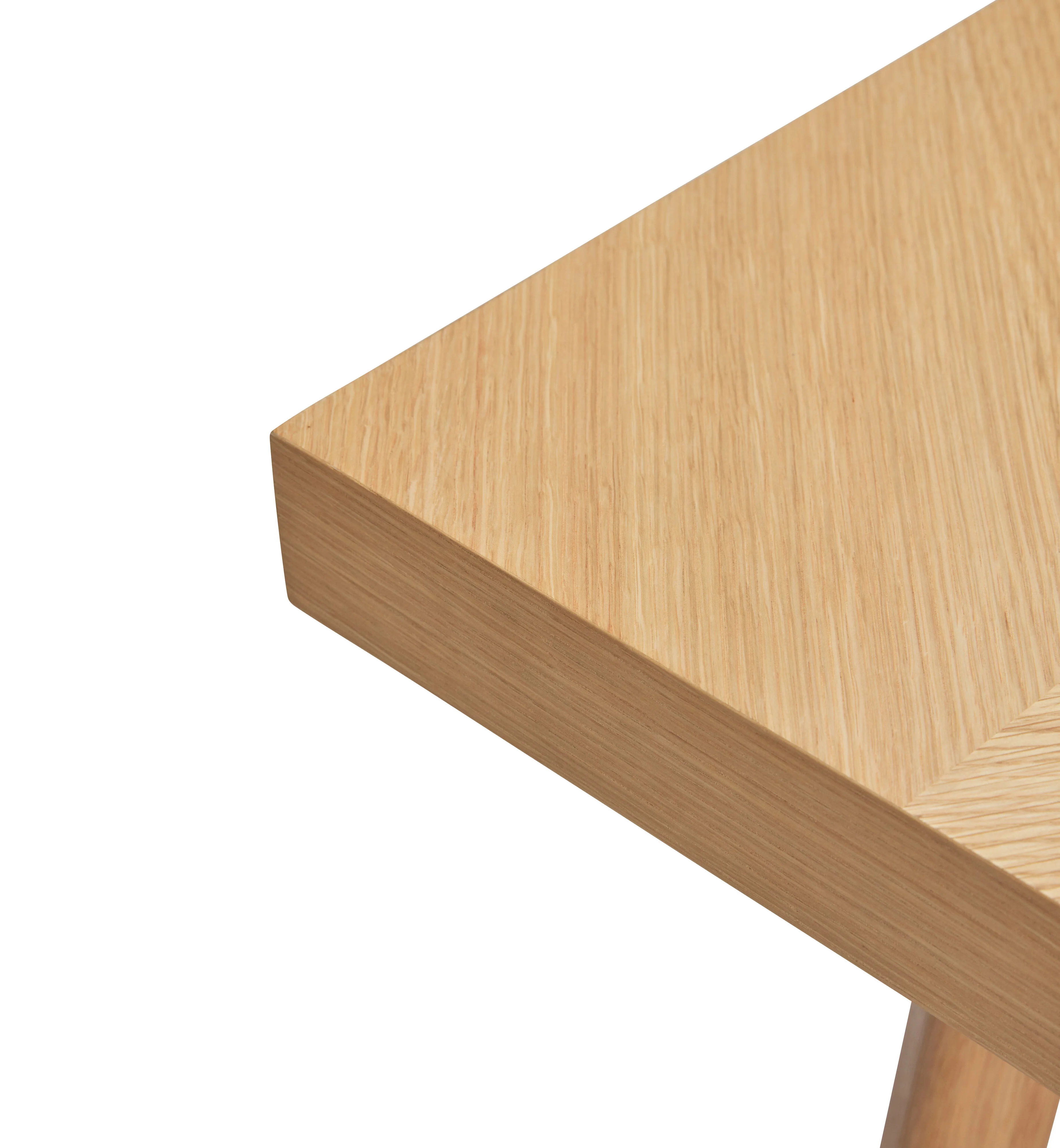 Hübsch  Herringbone spisebord, natur - 160x80x78