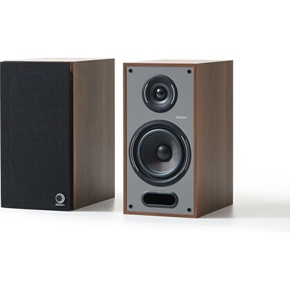 Enceinte connectée Hifi Elipson Horus 6B BT Noyer vendues par paire