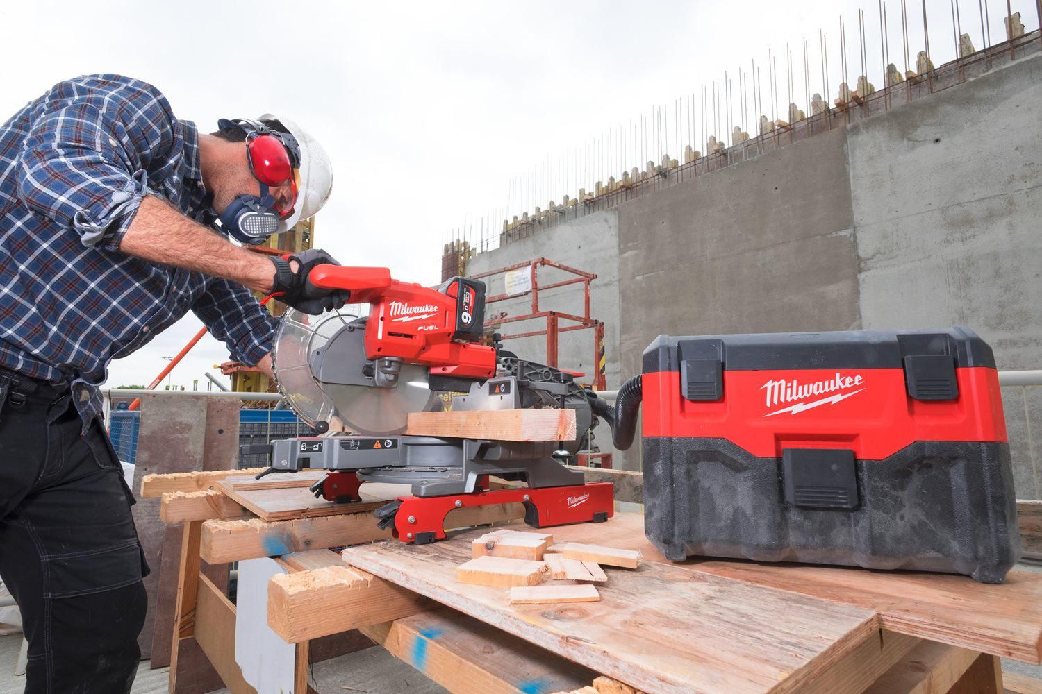 Milwaukee M18 VC2-0 Accu Nat/droog zuiger 7.5L 18V Basic Body M18™ - 4933464029