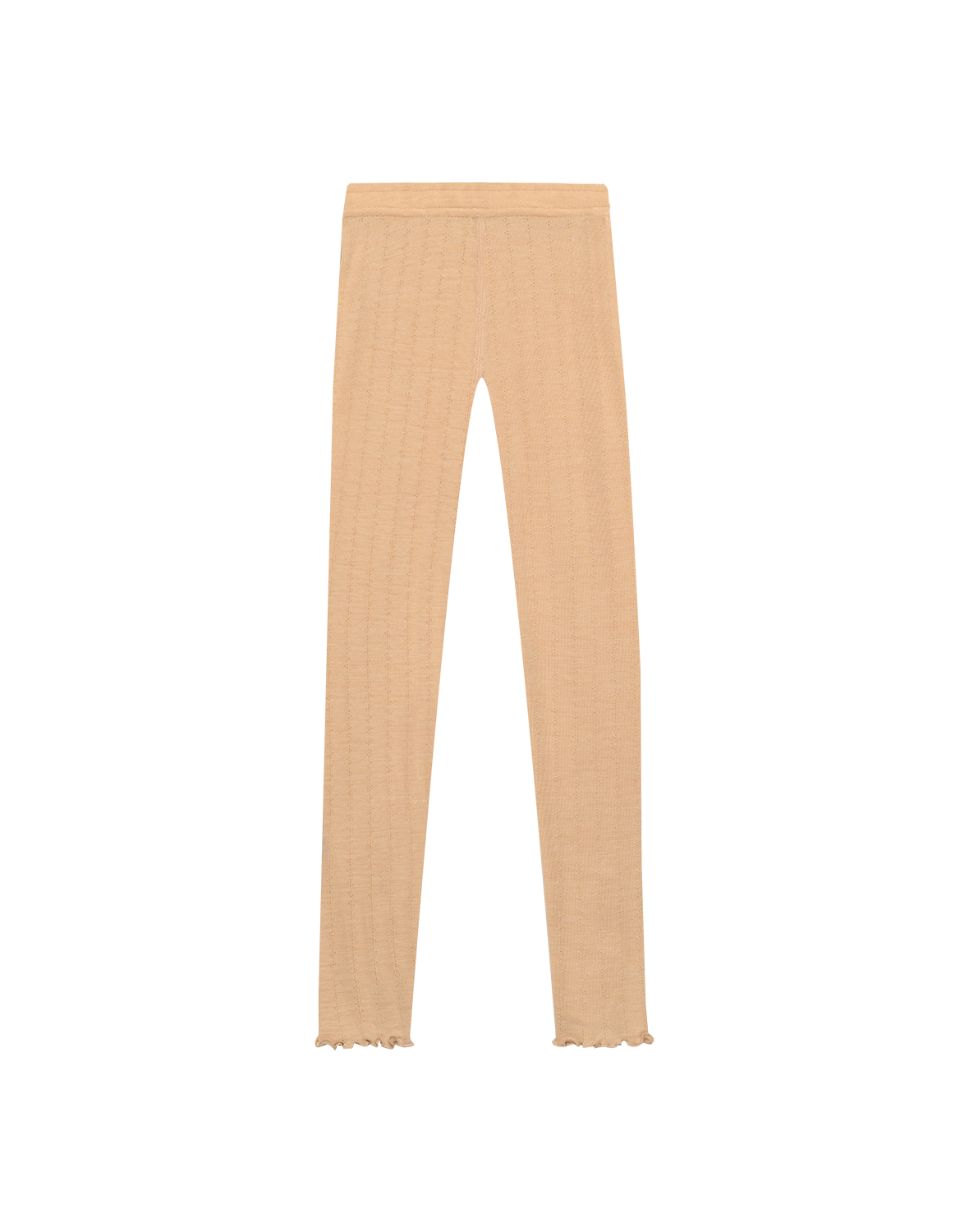 Pointelle legging van merinowol/zijde voor kinderen
