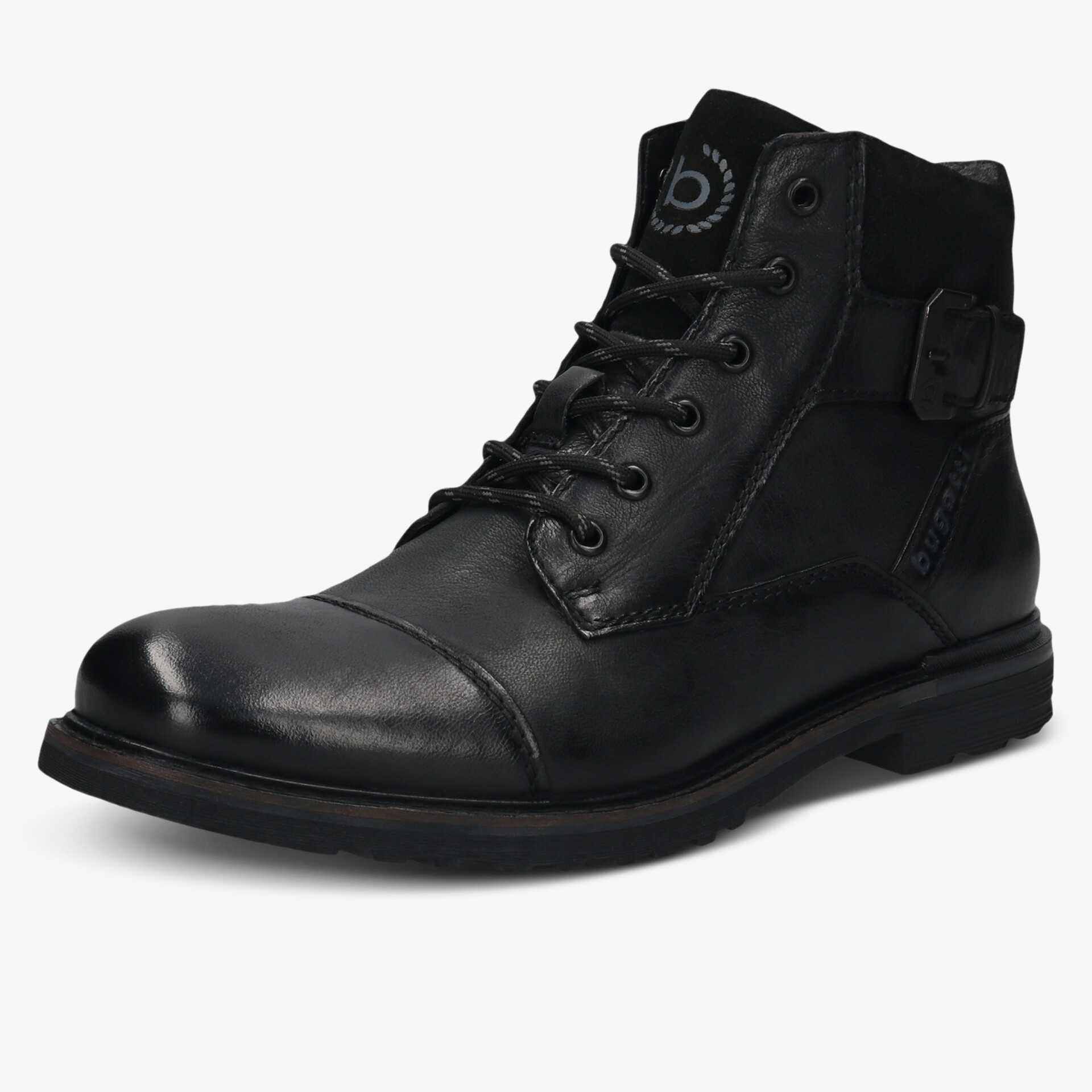 bugatti Herren Stiefeletten schwarz