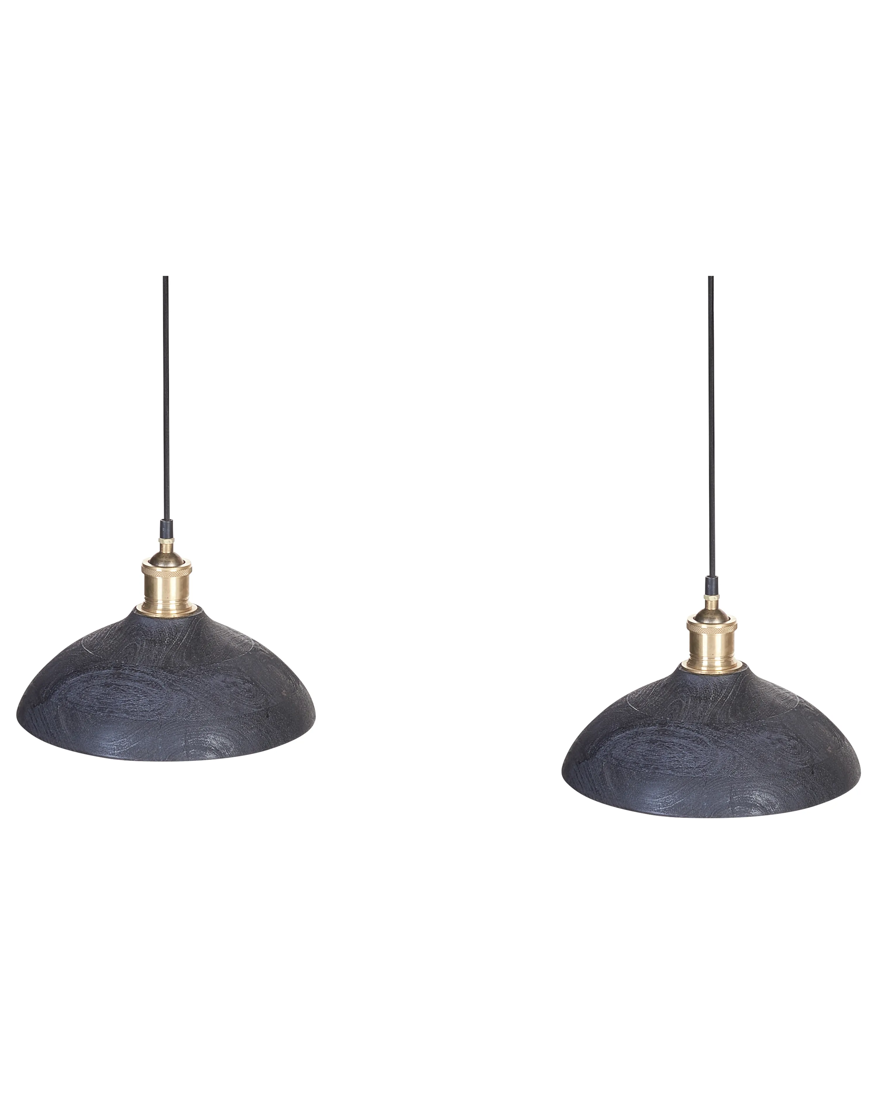 Hanglamp CHEYYAR Mangohout Zwart