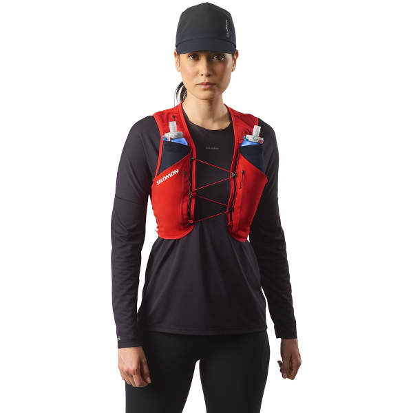 Sac trail SALOMON SENSE PRO 6 SET FIERY RED/BLACK