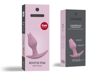 Fun Factory Bootie Fem Butt Plug Roze 1ST