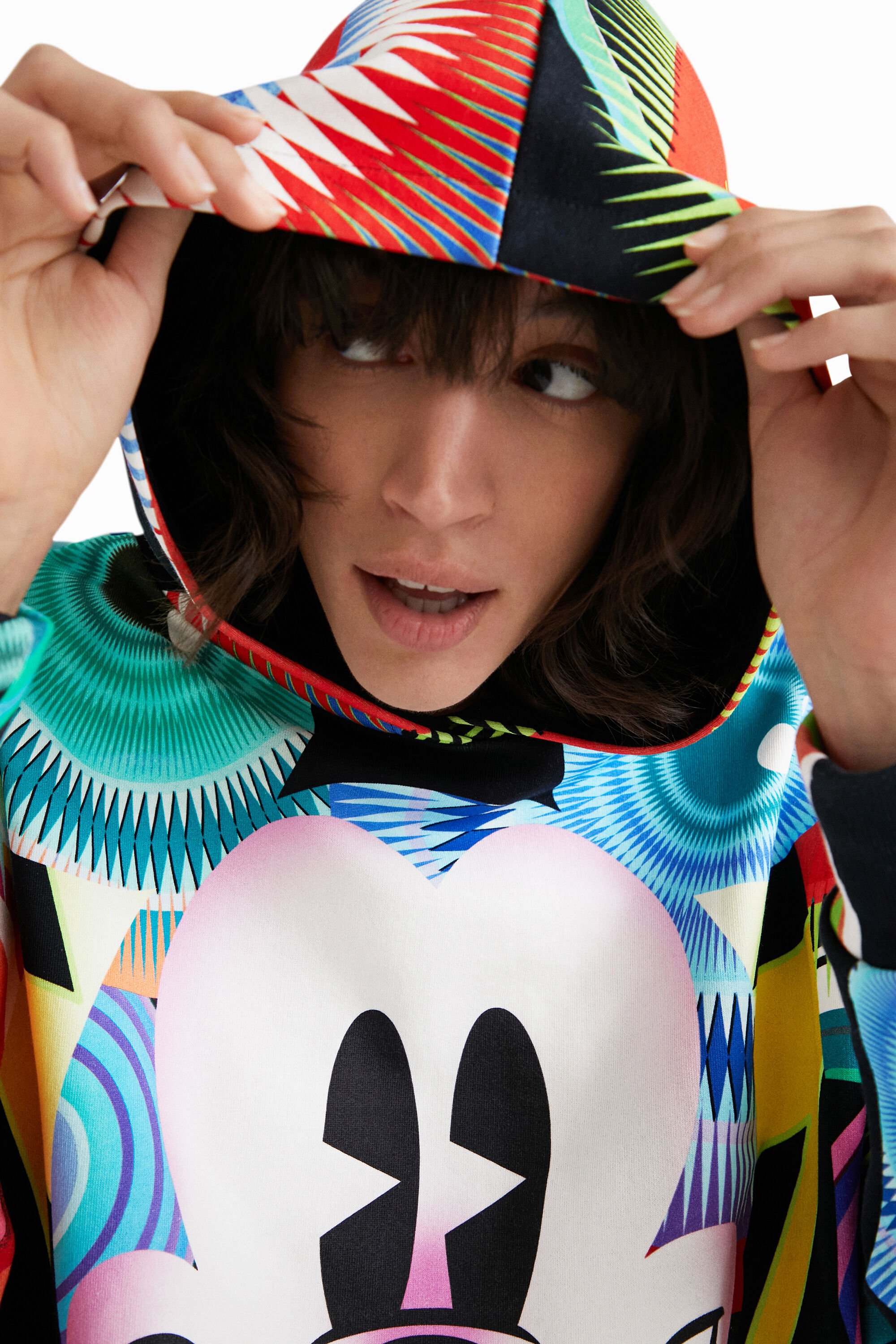 Sweat-shirt oversize Mickey Mouse M. Christian Lacroix