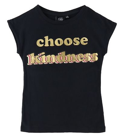 Petit by Sofie Schnoor T-Shirt - Juno - Schwarz m. Gold