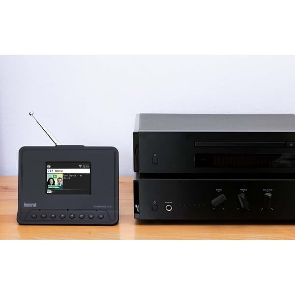 imperial DABMAN i410 BT Compact Hybrid Radio DAB+ / FM / Internett / Bluetooth Svart