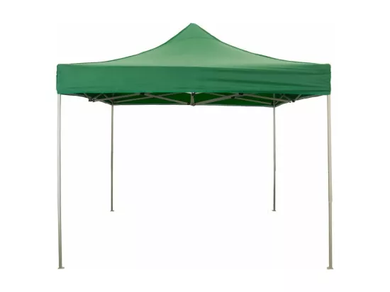 Couverture latérale verte imperméable de 3x2m avec fenêtre de gazebo pliable de 3x3m