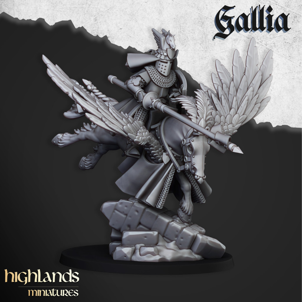 Highlands Miniatures - Gallia - Chevaliers Pégases de Gallia