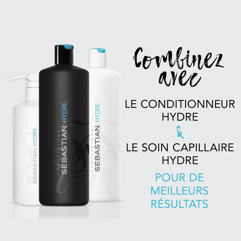 Shampooing cheveux secs Hydre Sebastian 1L