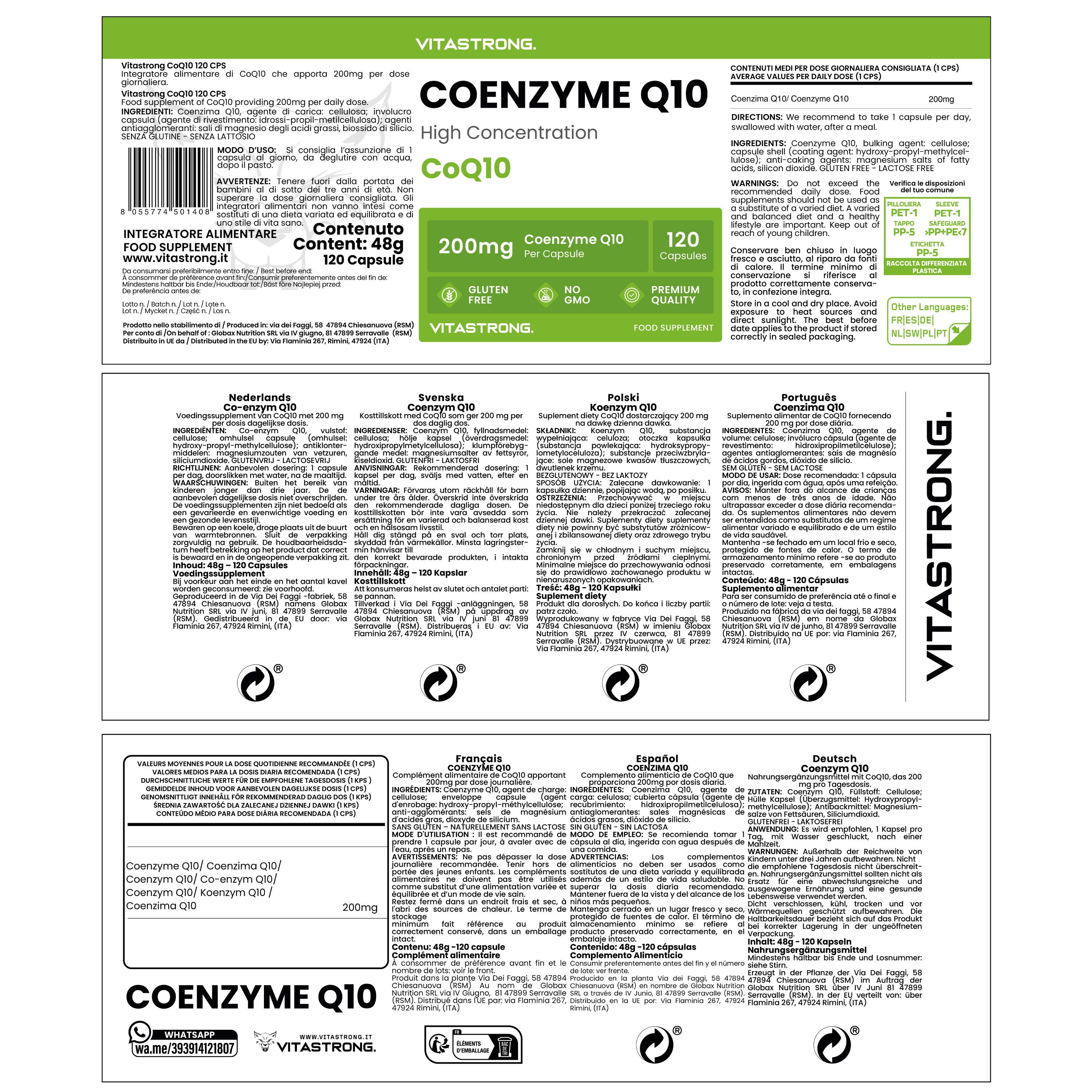Vitastrong Coenzym Q10