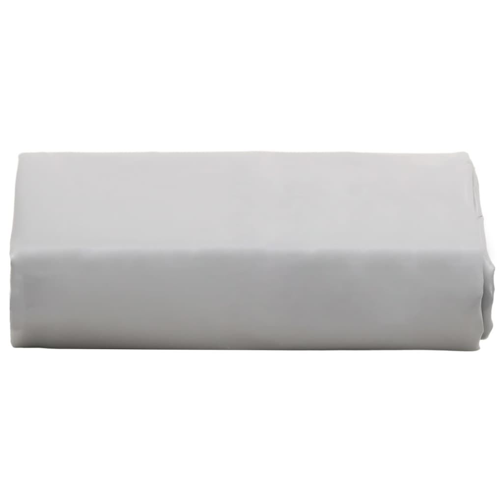 vidaXL Afdekzeil, grijs, 1x2,5 m, 650 g/m²