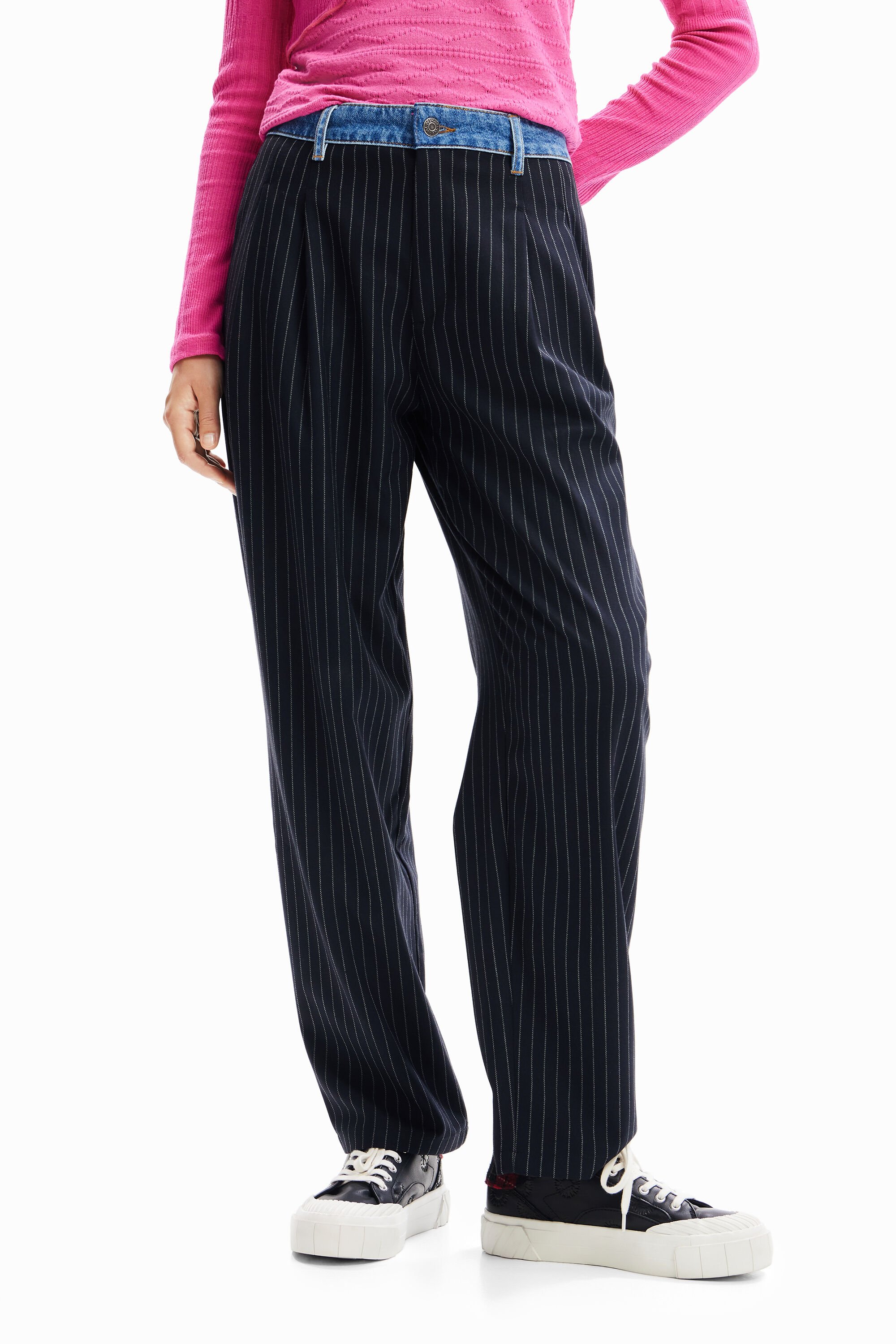 Pantalon tailleur hybride