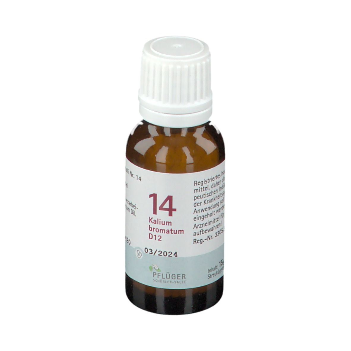 BIOCHEMIE PFLÜGER® Nr. 14 Kalium bromatum D12