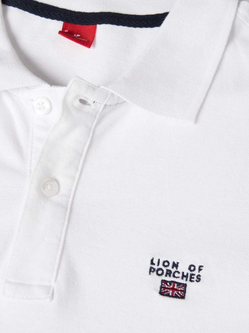 Polo regular fit 100% algodão