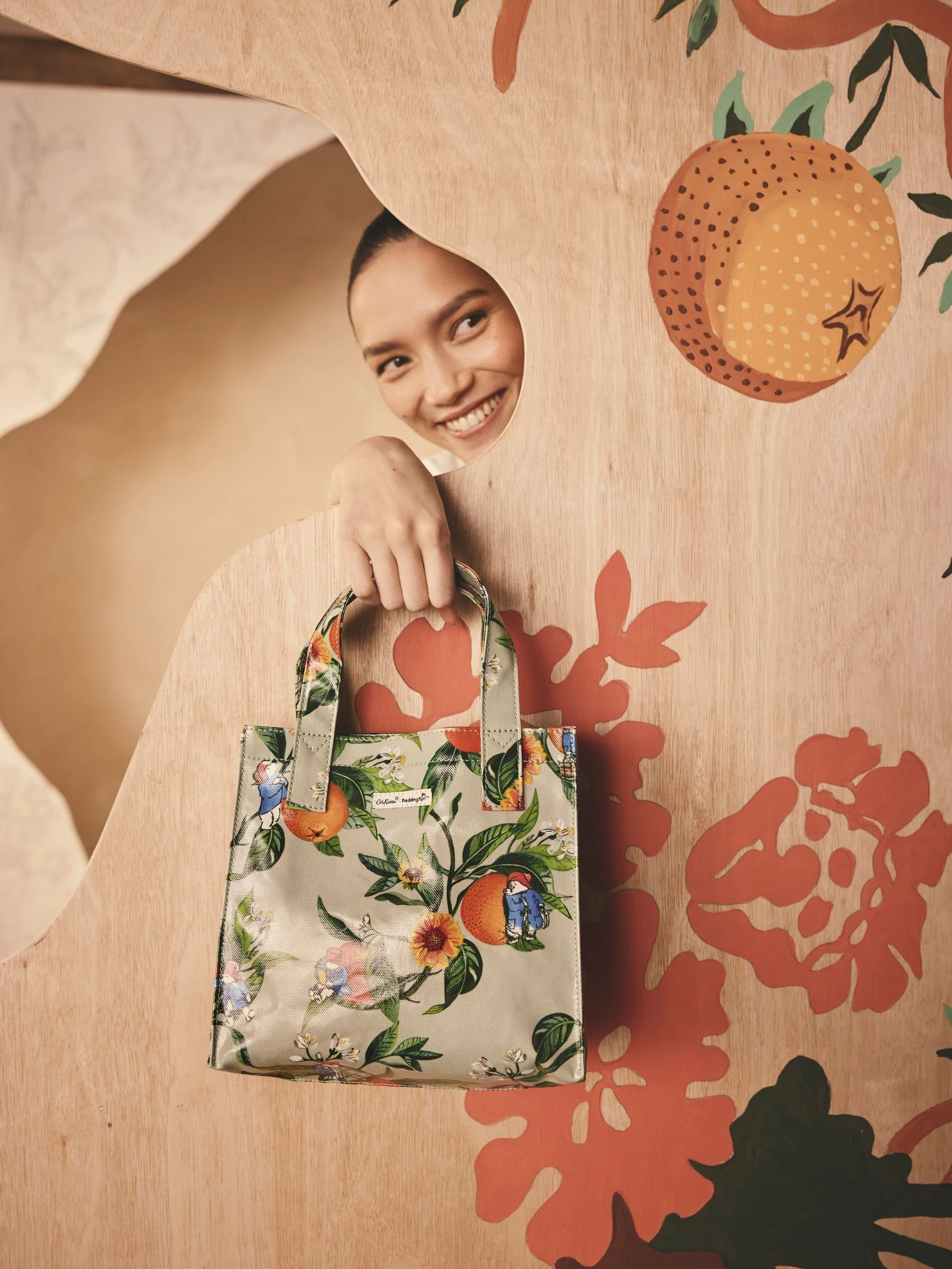Groene sinaasappels - Cath Kidston Kleine gecoate boekentas