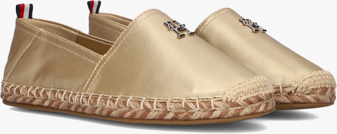 TOMMY HILFIGER gouden tommy hilfiger espadrilles th flat