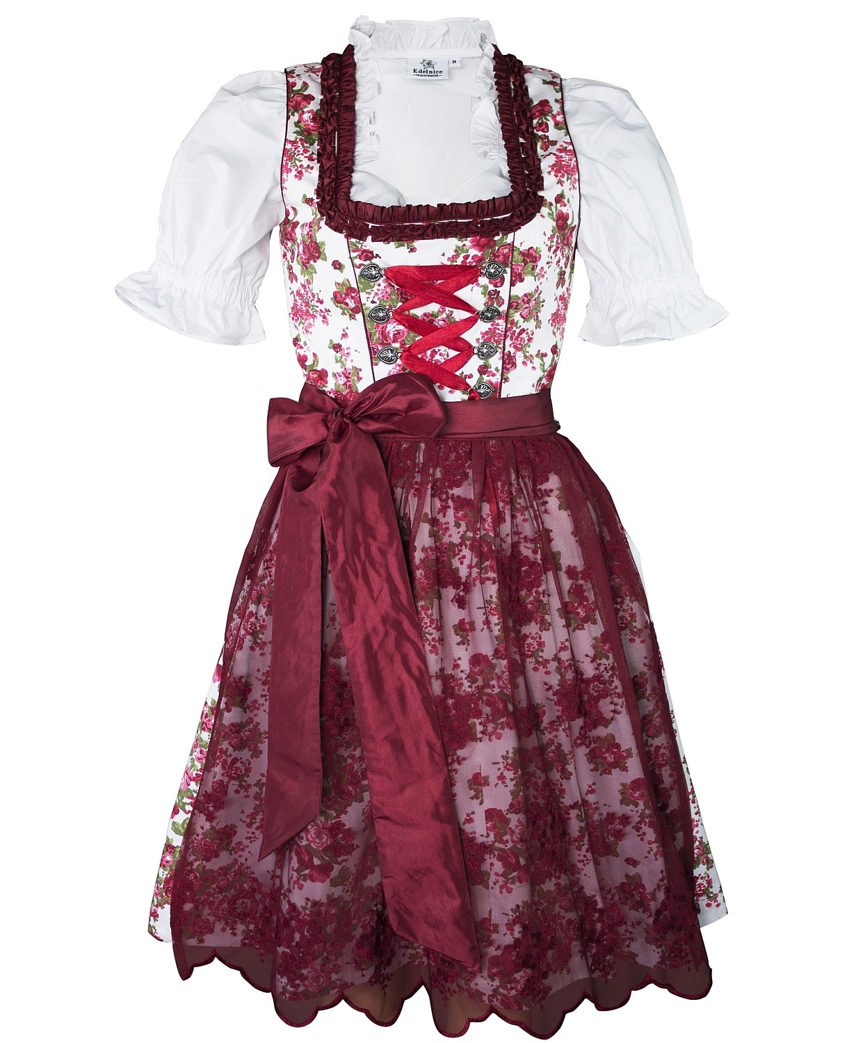 Midi Dirndl 2-teilig Estefania Blumen