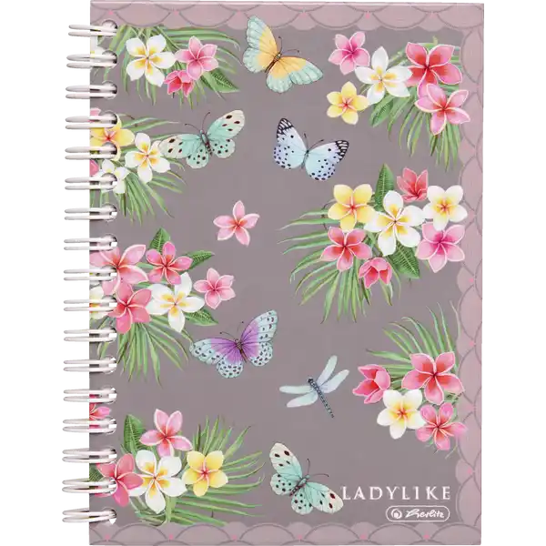 Spiralboutiquebuch A6 Ladylike kariert