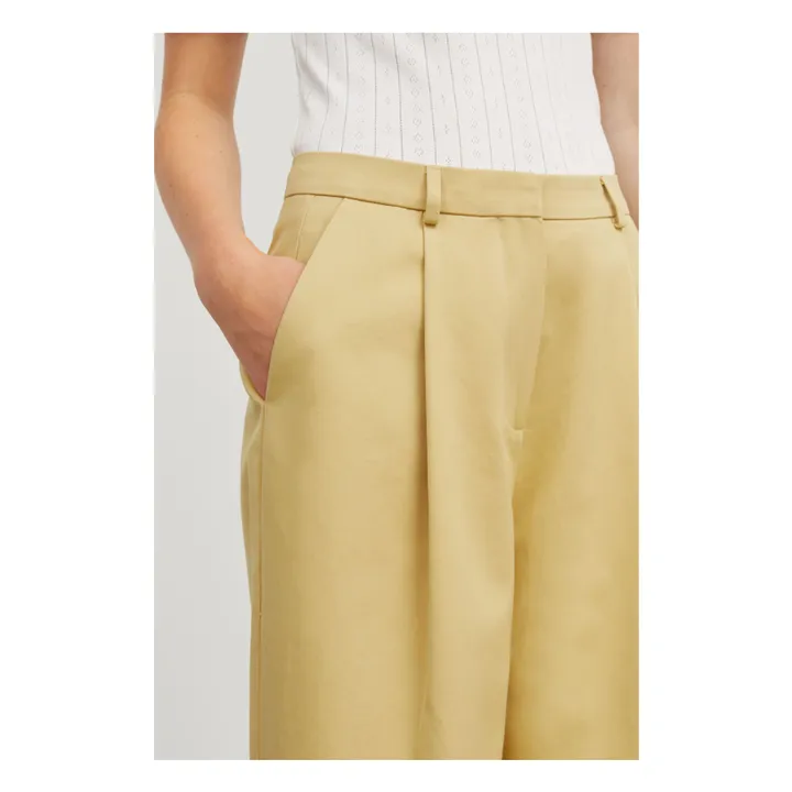 Skall Studio Pantalon Bob | Jaune pâle