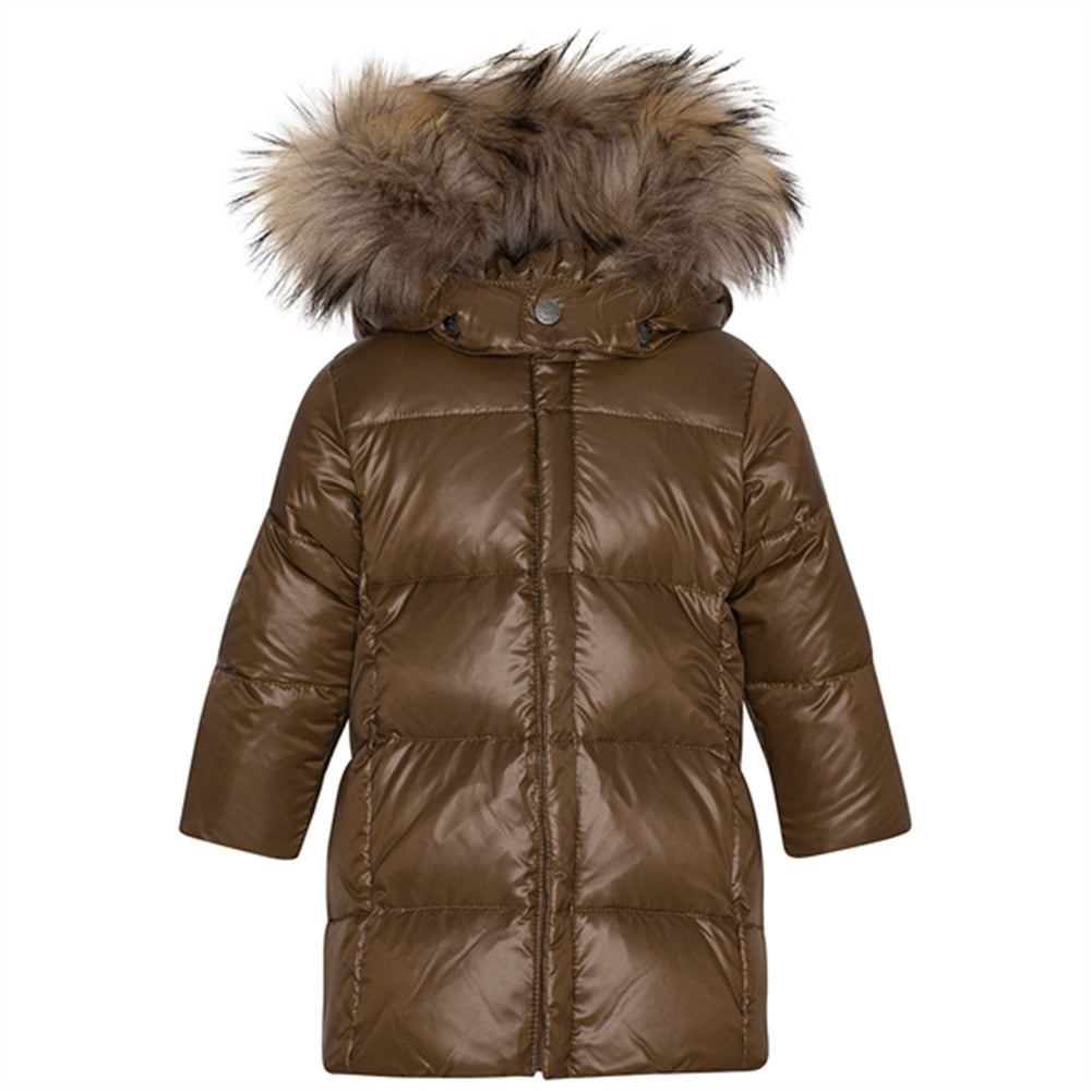 Featherlight Baby Girls Dunfrakke m. Pels Kangaroo