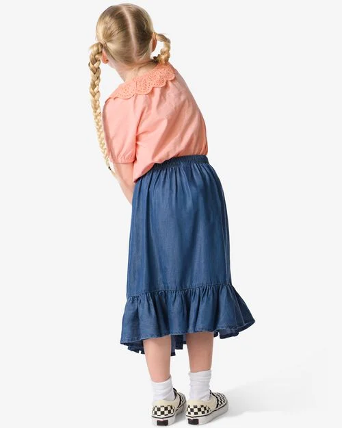 jupe enfant bleu