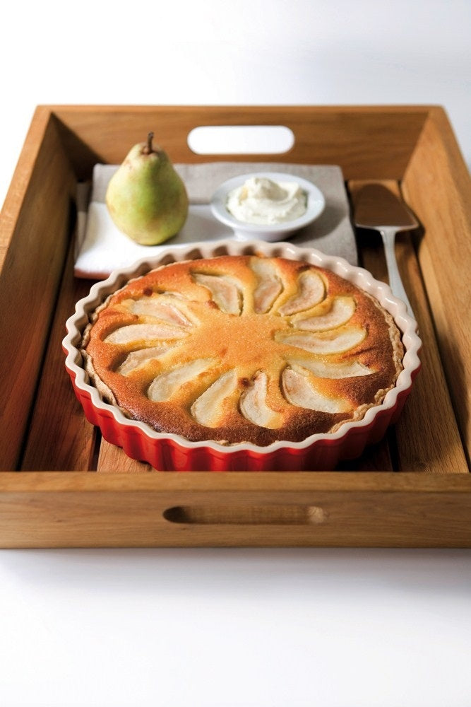 Le Creuset Heritage Taartvorm Ã 28 cm - Kersenrood