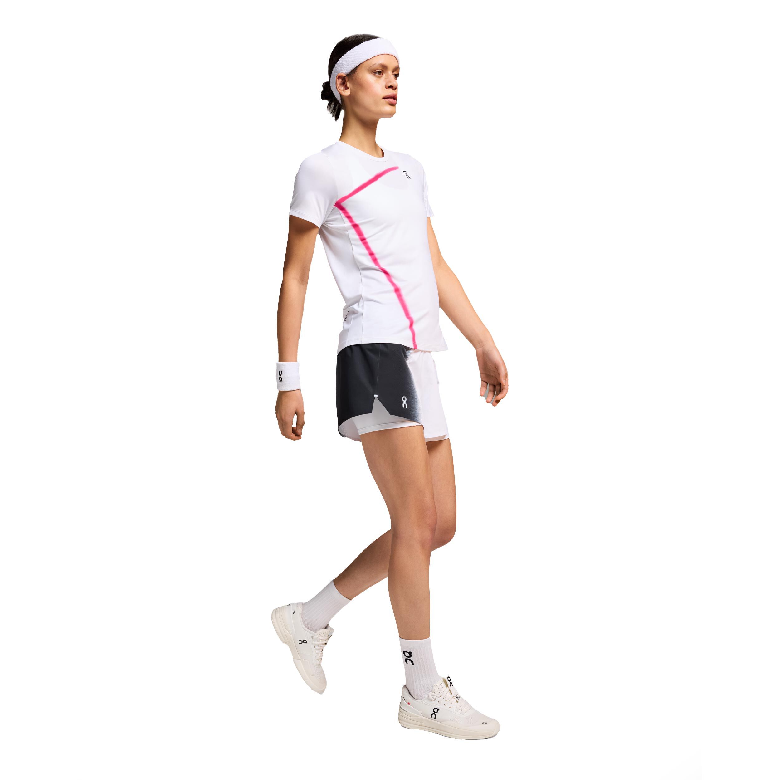On Court T-shirt Femmes - Blanc