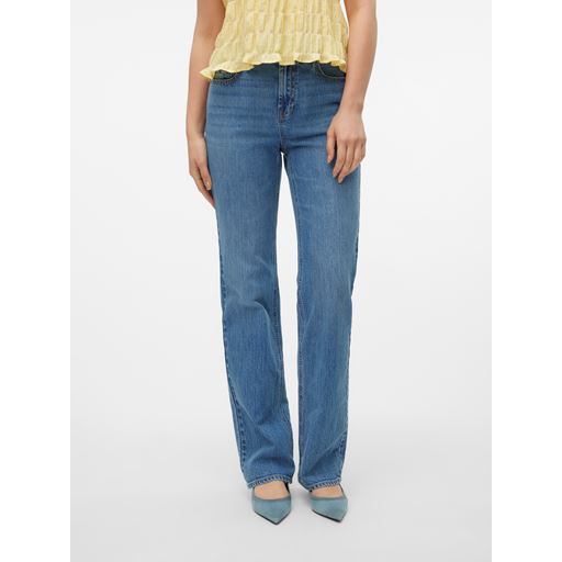 Vero Moda Tessa Højtaljede Jeans, Medium Blue Denim, W30/L32