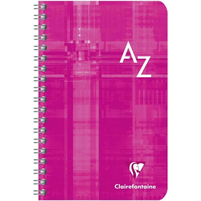 Répertoire reliure intégrale 11x17 cm 100 pages grands carreaux - Assortis