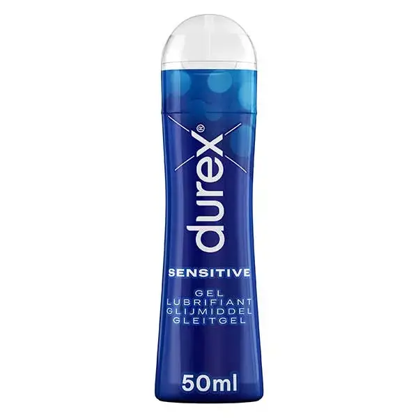 Gel Lubrificante Durex Sensitive - Lubrificante Confortável à Base de Água - 50ml