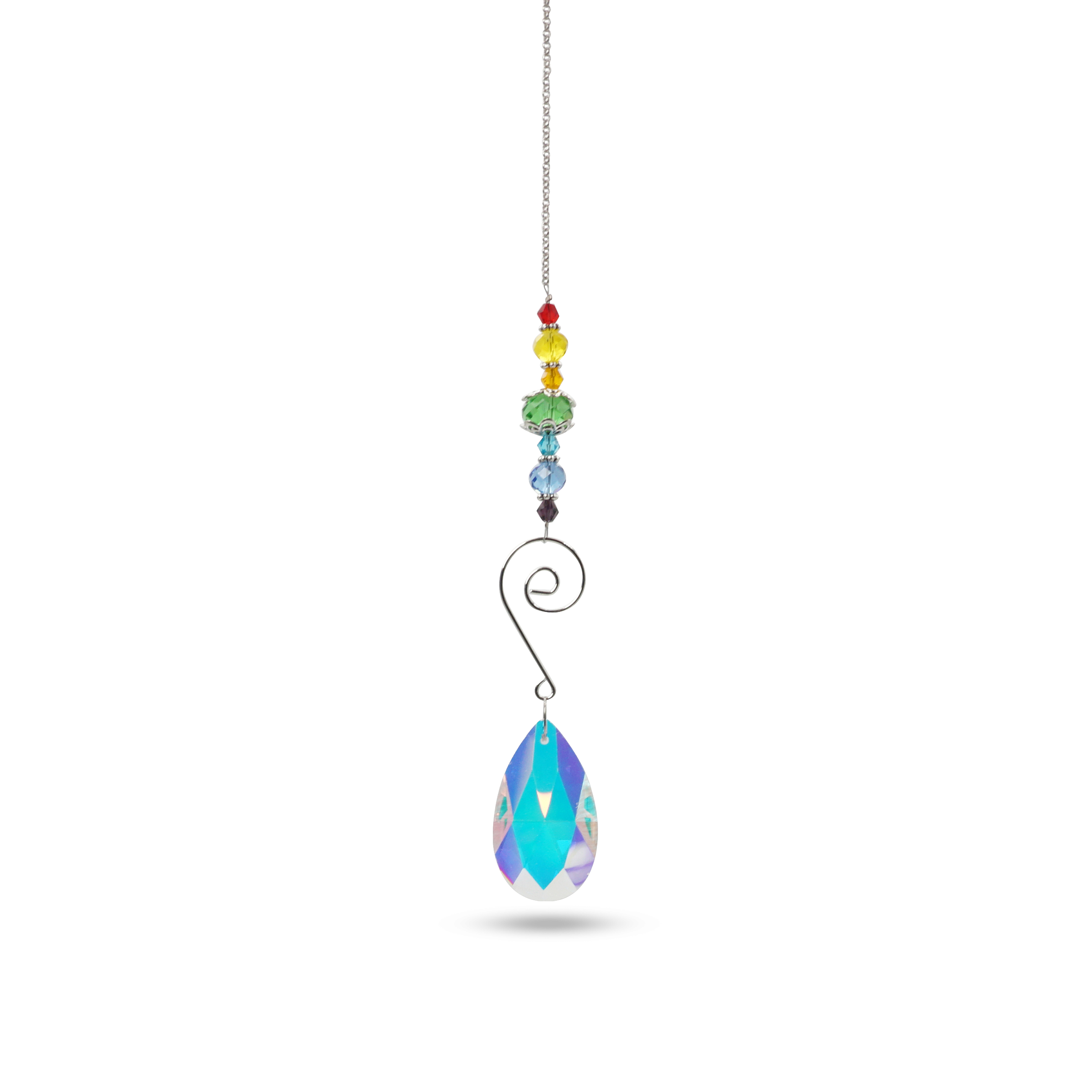 (9er Set) Kristall Fenster Deko Regenbogen Windspiel Sonnenfänger Anhänger Outdoor Accessoire