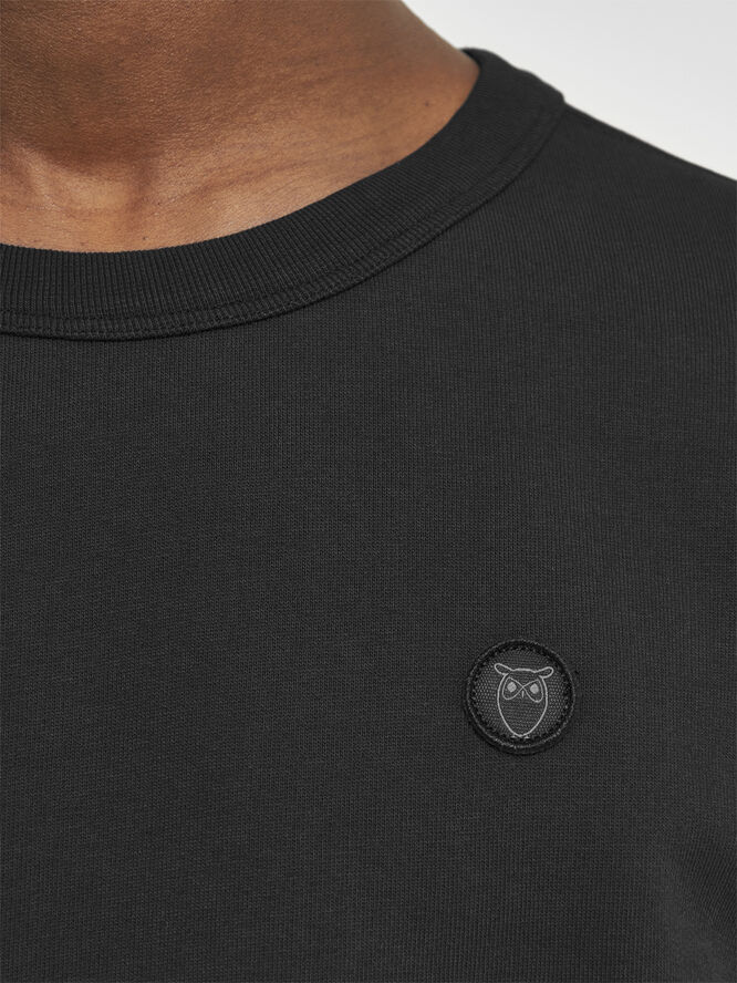 Knowledge Cotton Apparel ERIK basic badge sweat - GOTS/Vegan 1300