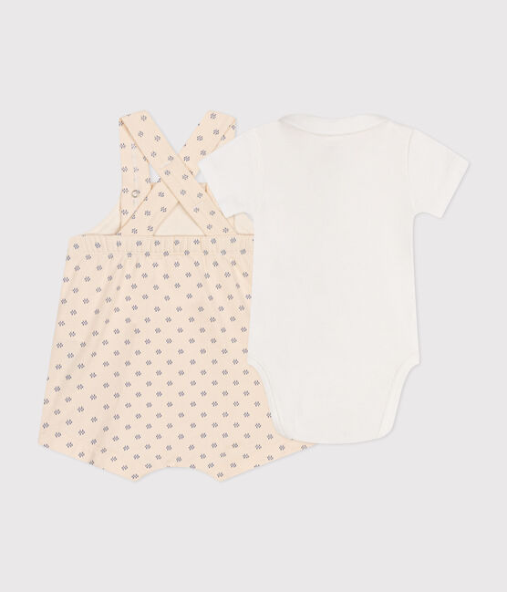 Ensemble salopette en molleton léger bébé