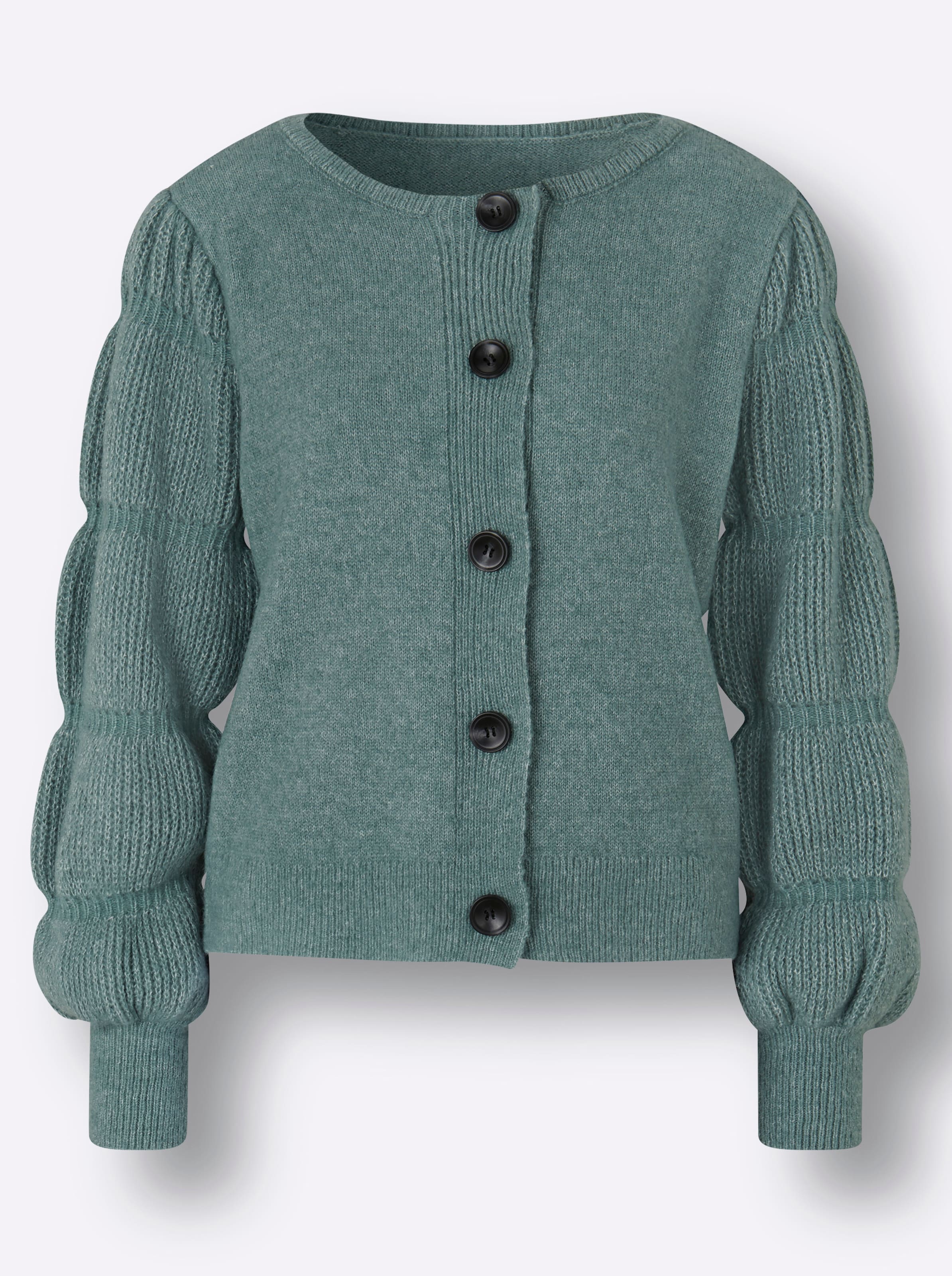 Cardigan in jade